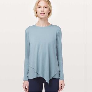 Lululemon Long Sleeve Shirt Asymmetrical Hem Top